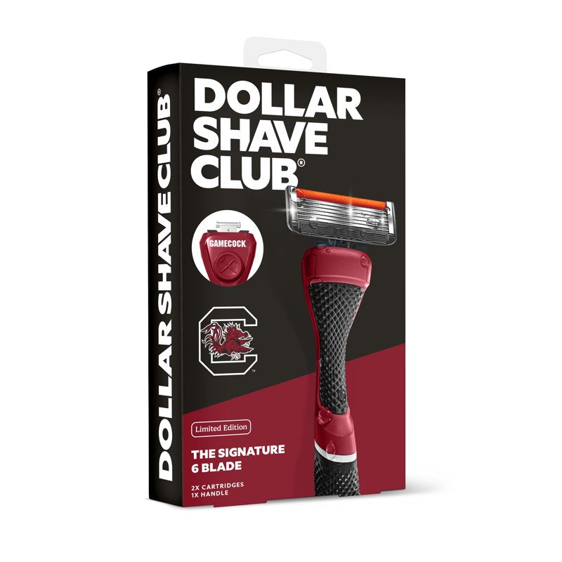 6-Blade Razor Starter Set with Limited-Edition Handle - College Team Colors
