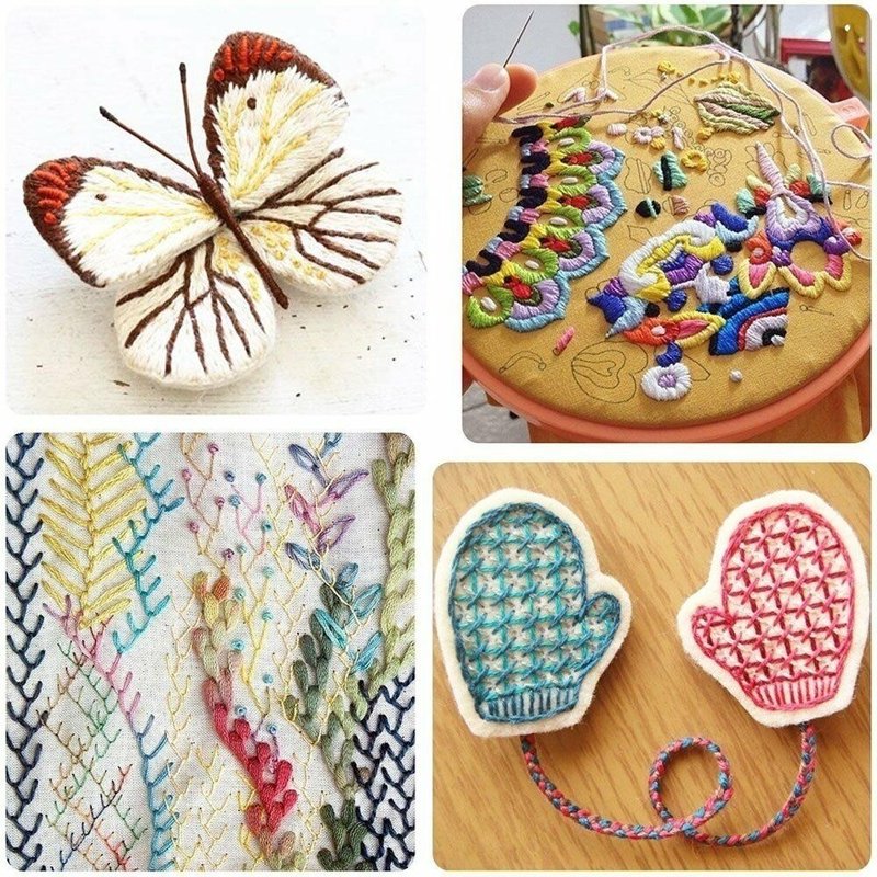 Rainbow Cotton Embroidery Floss Thread Set for Cross Stitch & Crafting - 447 Colors