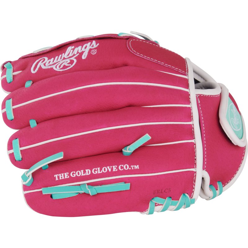 Youth Softball Glove 10.5 Inch | Flexible Leather Basket Web for Beginners