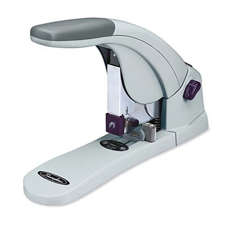 Heavy Duty Stapler 120-Sheet Capacity with Jam Clearing - Gray Metal
