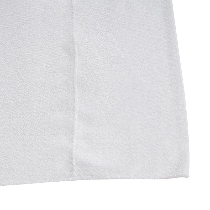 White Ceiling Drapes for Wedding - 6 Panels 5FT x 30FT Chiffon Backdrop