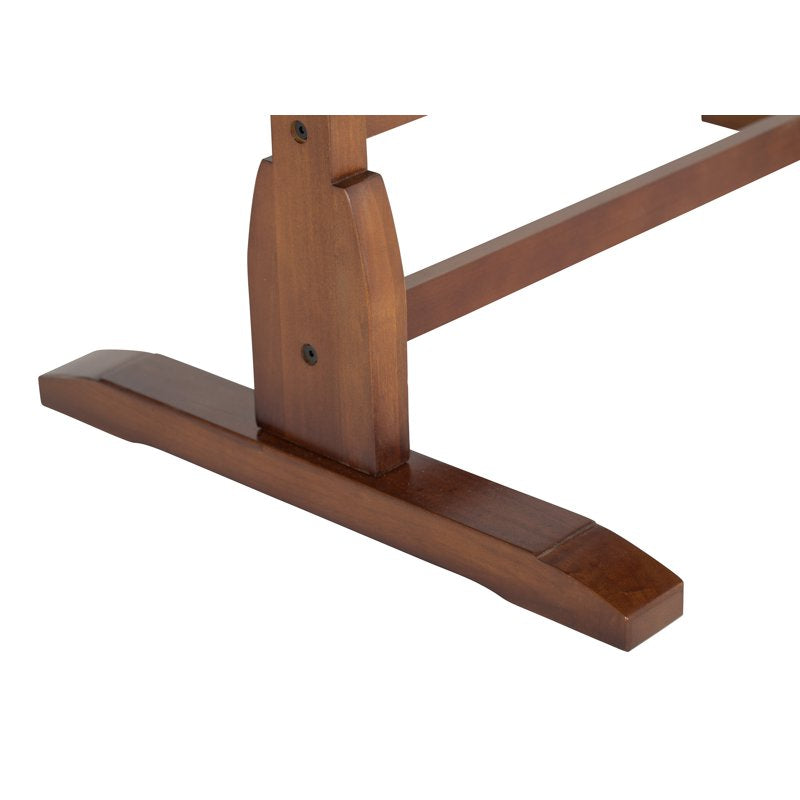 Adjustable Wood Drafting Table 42 Inch Rustic Oak Art & Drawing Desk