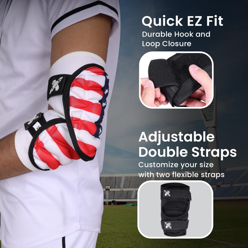Baseball & Softball Elbow Guard with Adjustable Straps Youth & Adult