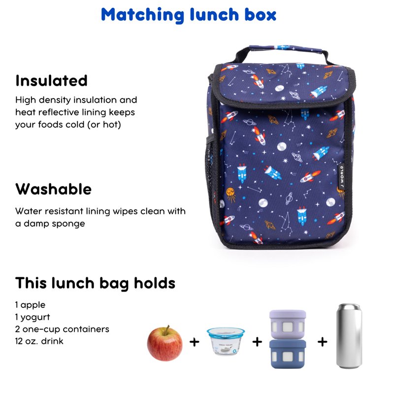 Kids Rolling Backpack with Insulated Lunch Bag – School & Travel Wheeled Kids Bag