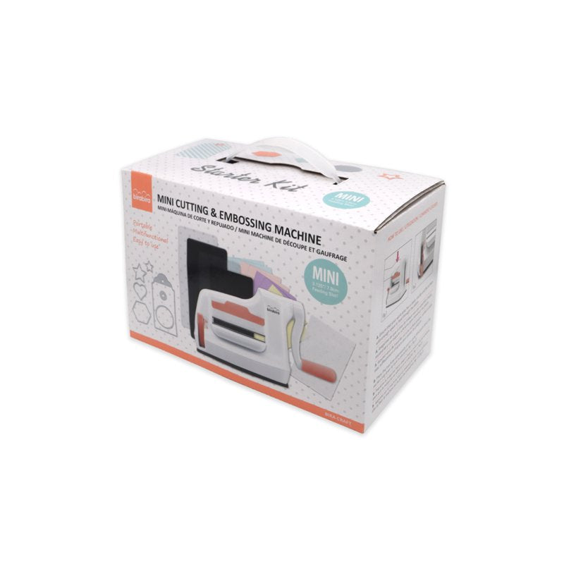 Mini Die Cutting & Embossing Machine Kit for Crafts with 3 1/8" Slot