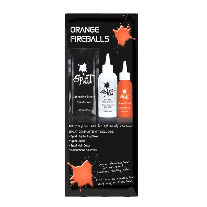Semi-Permanent Hair Dye Kit with Bleach - Vibrant Color Options