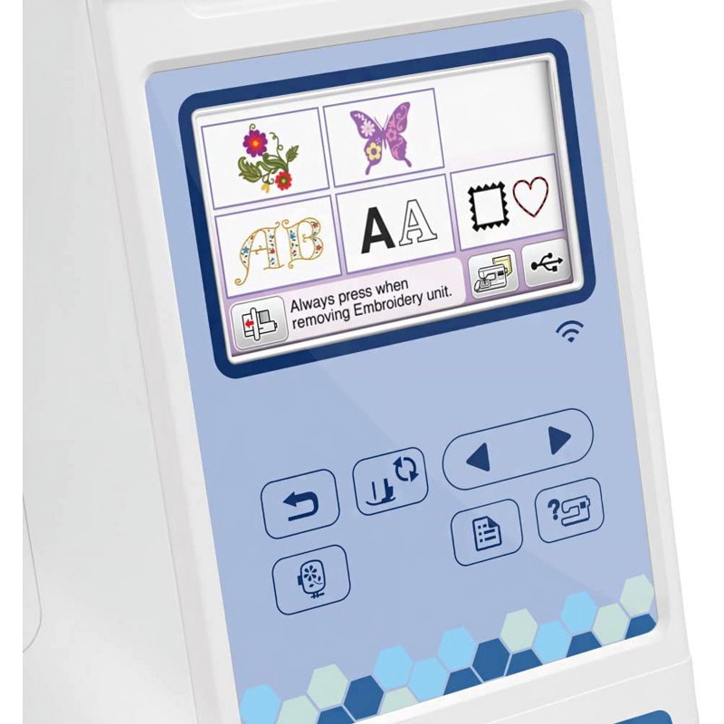 Brother Embroidery Machine 5x7 Inch LCD Screen with Built-In Designs & Fonts
