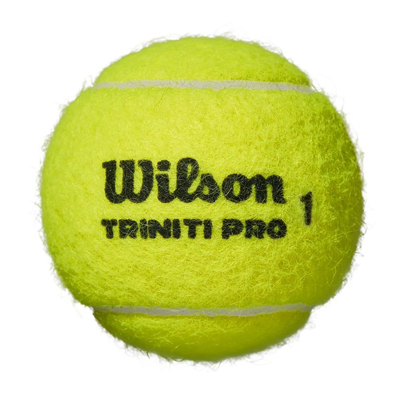 Wilson Triniti Pro Tennis Balls - 3 Yellow Recyclable & Durable