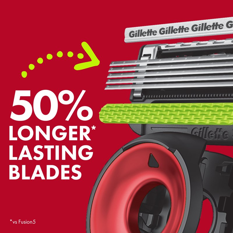 Gillette Labs Falcons Razor for Men with Exfoliating Bar – 1 Handle, 1 Blade Refill