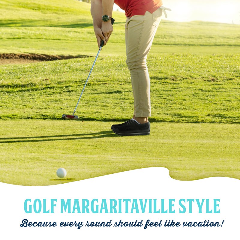 Margaritaville Gimmie Golf Shoes Black/Grey, Men’s Size 10
