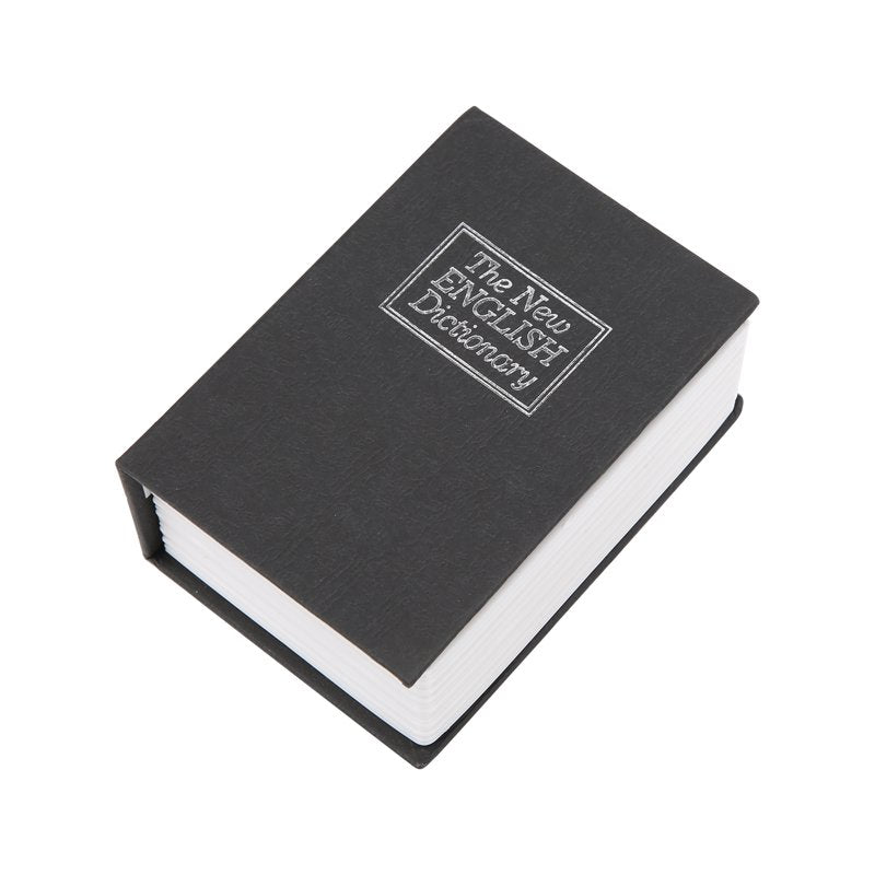 Book Safe with Lock and Keys - Hidden Steel Storage for Valuables and Gifts