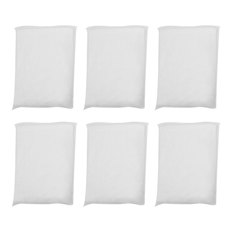 White Ceiling Drapes for Wedding - 6 Panels 5FT x 30FT Chiffon Backdrop
