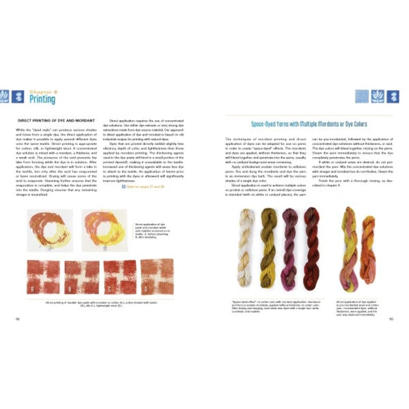 Natural Dyeing Book: Principles, Experiments & Results for Textile Artists