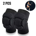 2 Pack Volleyball Knee Pads for Men Women - Thick Sponge Anti-Slip Sports Knee Sleeves, Protective Gear for Volleyball, Football, Yoga, Dance, Gardening
