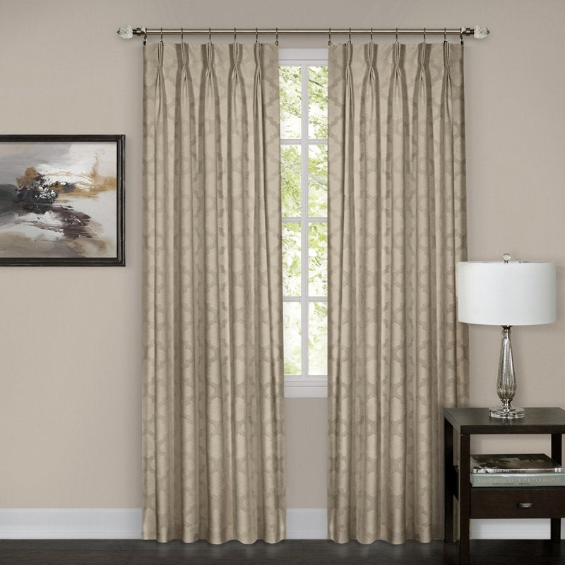 Energy Efficient Blackout Pinch Pleat Window Curtain Panels - Various Sizes & Colors