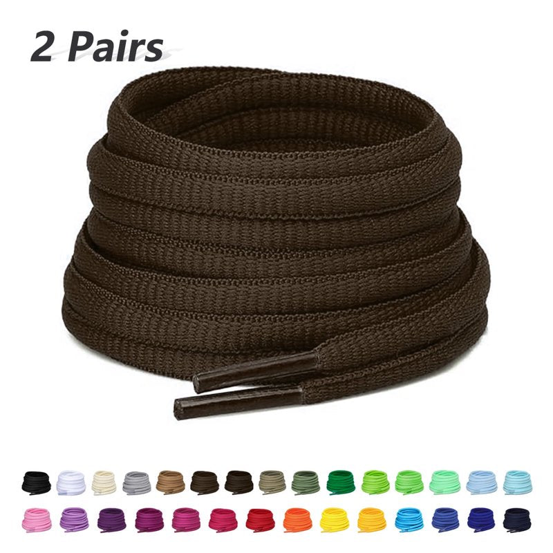 Athletic Shoe Laces Set for Sneakers Running & Casual Shoes - Multiple Colors & Lengths
