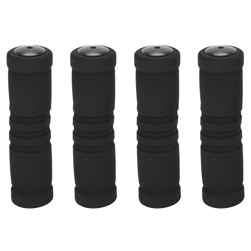 Bike Handlebar Grips 2 Pair Soft Sponge Anti-Skid Comfortable Vibration Damping