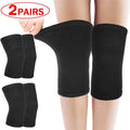 Breathable Compression Knee Pads 2 Pairs Support Sleeves for Sports & Exercise