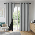 Blackout Window Curtains Set - Thermal Insulated Room Darkening Drapes for Living & Bedroom
