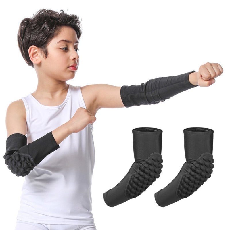 Kids & Youth Sports Knee & Elbow Pads Set - Compression Protective Gear