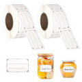 Waterproof Food Labels - Removable Stickers for Jams, Containers, Freezer, 1200 pcs