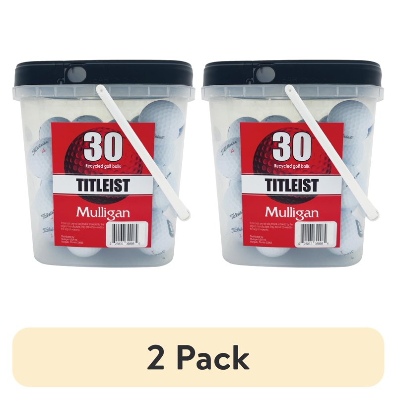 Recycled White Golf Balls - Pack Size Options Available, Titleist Used Balls