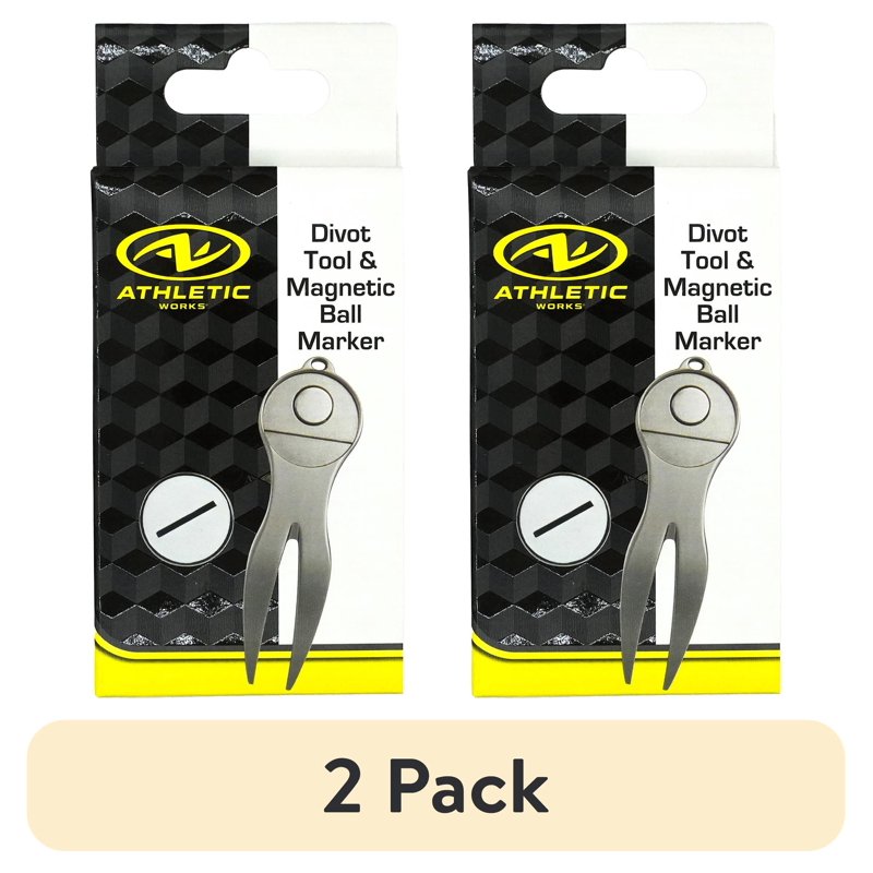 Golf Divot Tool & Magnetic Ball Marker Set - Durable Green Repair Tool