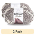 Super Bulky Polyester Yarn - Silver Steel 10.5oz/300g, 220 Yards, 2 Pack