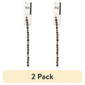 Mixed Metal Bead Strand for DIY Jewelry Making 7 Inch - Assorted Shapes & Finishes
