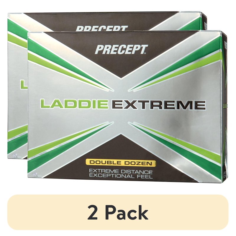 Premium Golf Balls 24 Pack - White, Long Distance & Soft Feel