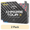 (2 Pack) Callaway Chrome Tour X TruTrack Golf Balls - 24 Balls New