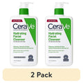 (2 Pack) Hydrating Facial Cleanser for Dry & Sensitive Skin - 19oz