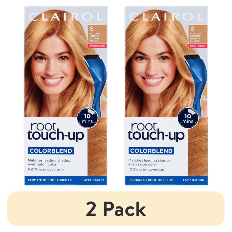 Permanent Hair Color Kit for Root Touch-Up, Gray Coverage & Blending