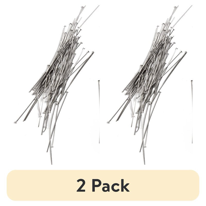 Silver Metal Head Pins for Jewelry Making - 315 Pieces, DIY Craft Supplies