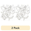 Metal Lanyard Hooks 40-Pack for Jewelry and Craft Making - Silver Finish