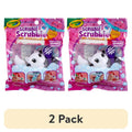 Crayola Scribble Scrubbie Dino Pets Craft Kit with Washable Markers & Brush - Kids Art Set