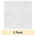 Fleece Fabric 1.5 Yards - White Brushed Polyester for DIY Crafts