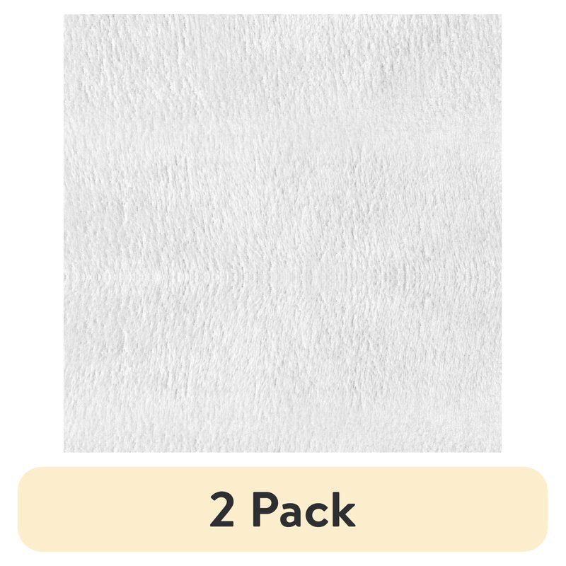 Fleece Fabric 1.5 Yards - White Brushed Polyester for DIY Crafts