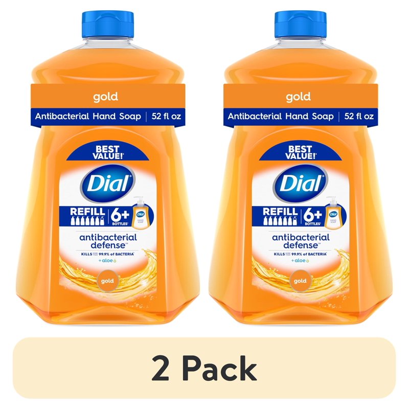 Bulk Hand Soap Refill Pack - Antibacterial Liquid Hand Soap, 52 fl oz