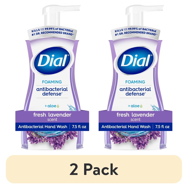 Antibacterial Foaming Hand Soap with Lavender Scent - 2 Pack
