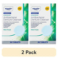Effervescent Denture Cleanser Tablets - Mint Fresh 84 Count, Multipack