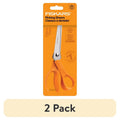 Fabric Pinking Shears 8-inch Pack of 2 with Pointed Tips for Sewing and Crafting
