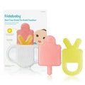 Baby Teething Toy Set with Stay-Warm Handle and Double-Sided Silicone Massagers — 2 Pack