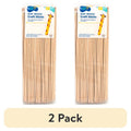 Giant Wooden Craft Sticks 45-Pack for Arts & DIY Projects - Natural Unfinished Wood