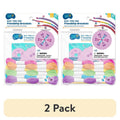 Kids Friendship Bracelet Making Kit with Charms and Colorful Embroidery Floss - 2 Pack