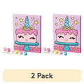 Paint Your Own Unicorn Cupcake Canvas Kit - DIY Art Set for Kids & Teens