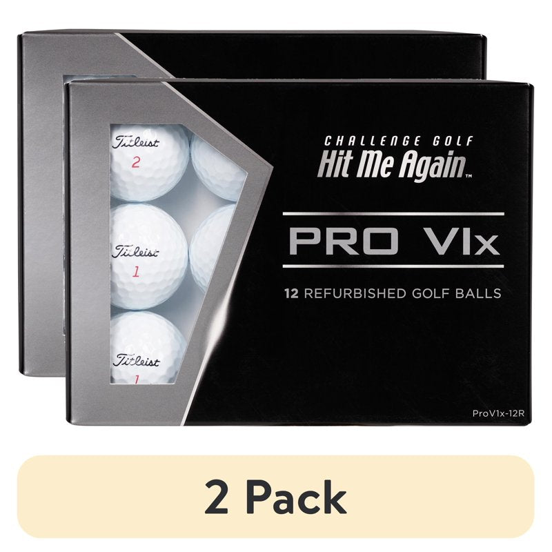 Used ProV1X Golf Balls 12 Pack - High-Performance Refinished Golf Balls
