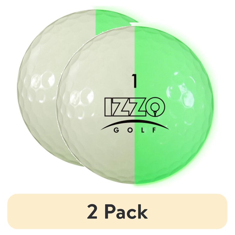 Night Golf Balls 24-Hour Performance with UV Charge & Flashlight - Real Flight & Spin