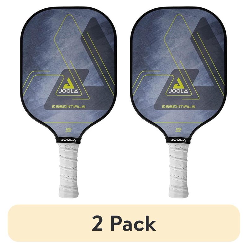 (2 Pack) JOOLA Essentials Pickleball Paddle - Blue, 15.5" Length, 8.2oz - USAPA Approved