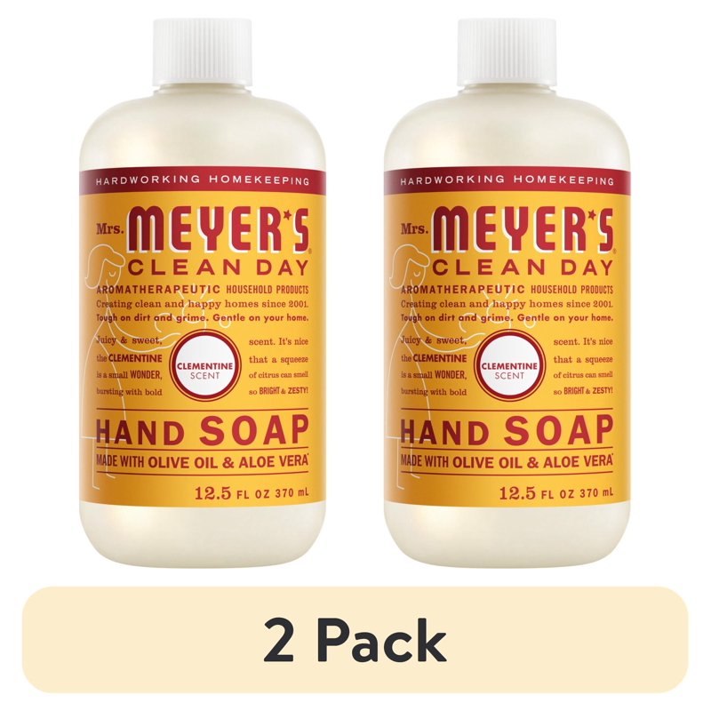 Liquid Hand Soap with Citrus Scent - Moisturizing & Gentle Cleanser, 12.5 Fl Oz